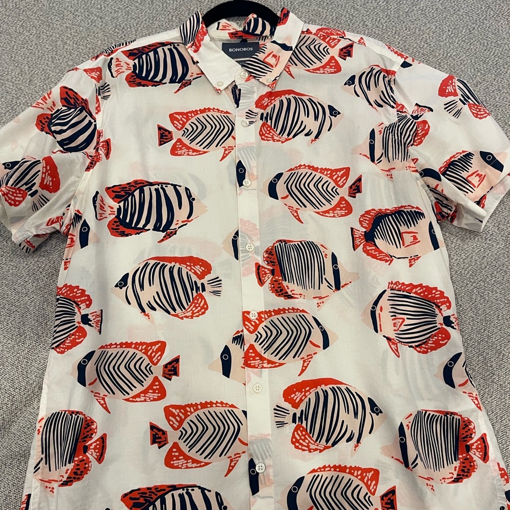 Bonobos Tropical Fish Riveria Shirt